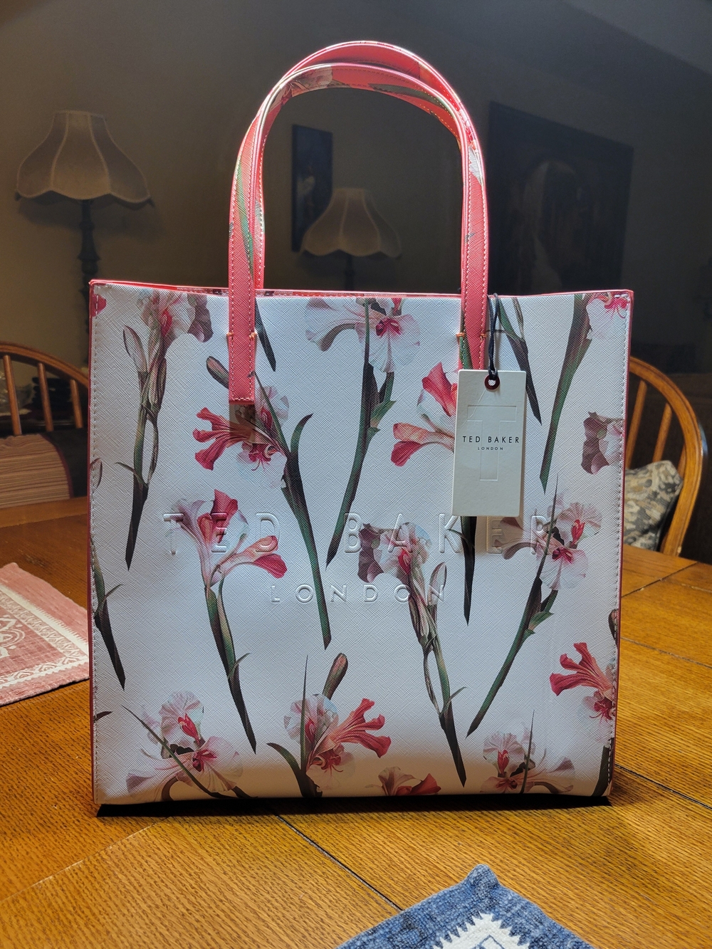 Ted Baker The Icon Iris Floral Print Large Tote Bag